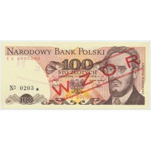 PRL, 100 Zloty 1979 EU - MODELL Nr. 0203