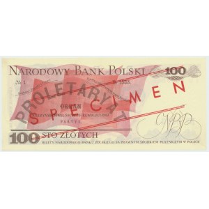 PRL, 100 zloty 1979 UE - MODÈLE No. 0203
