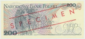 PRL, 200 złotych 1982 BU - WZÓR No. 0180