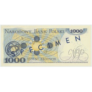 PRL, 1000 złotych 1975 A - WZÓR No. 0417