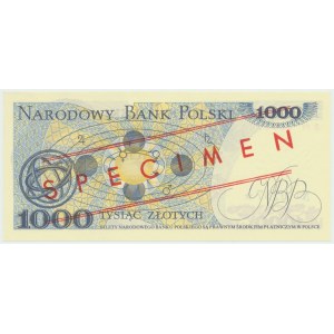 PRL, 1000 złotych 1979 BM - WZÓR No. 0287