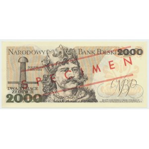 Volksrepublik Polen, 2000 PLN 1979 S - MODELL Nr. 0140