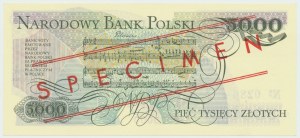 PRL, 5000 zloty 1982 A - MODÈLE No. 0286