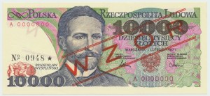 People's Republic of Poland, 10,000 zloty 1987 A - MODEL No. 0948