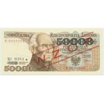 50.000 złotych 1989 A - WZÓR No. 0381