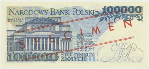 Poľská ľudová republika, 100 000 zlotých 1990 A - MODEL č. 0797
