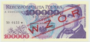 PLN 100.000 1993 A - MODELLO N. 0153