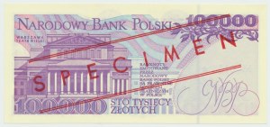 100.000 złotych 1993 A - WZÓR No. 0153