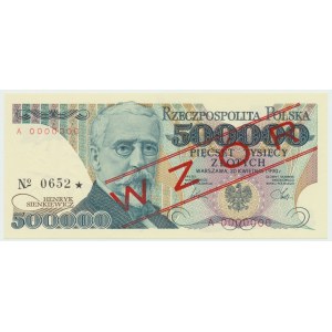 500.000 PLN 1990 A - MODEL č. 0652