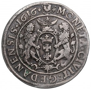 Sigismund III. Vasa, Ort 1616, Danzig - Büste mit Kragen
