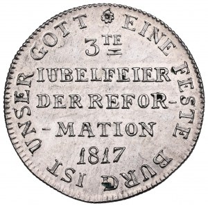Germania, Francoforte, 2 ducati 1817 - 300 anni di Riforma