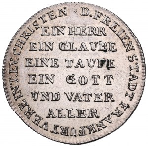 Allemagne, Francfort, 2 ducats 1817 - 300 ans de la Réforme