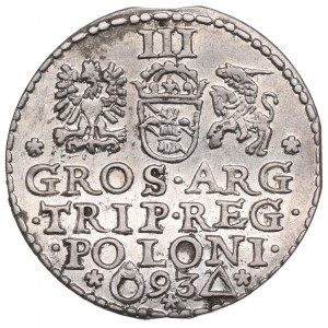 Sigismund III, 3 groschen 1593, Marienburg