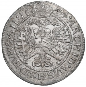 Schlesien under Habsburg, Leopold I, 6 kreuzer 1674, Breslau