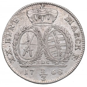 Saxony, Friedrich August III, 2/3 thaler 1768