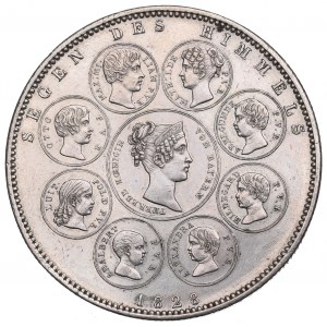Germania, Baviera, Ludwig I, Tallero di famiglia 1828