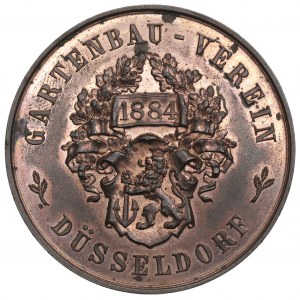 Niemcy, Medal za zasługi Tow. Ogrodnicze Dusseldorf 1884