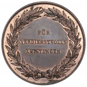 Germany, Medal of Merit Horticultural Society Dusseldorf 1884