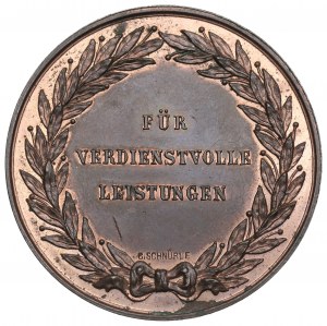 Allemagne, Médaille du mérite Société horticole de Düsseldorf 1884