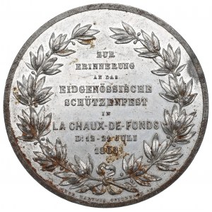 Švajčiarsko, medaila zo streleckého festivalu 1863