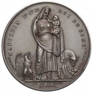 France, Medal Birth of the King of Italy 1811