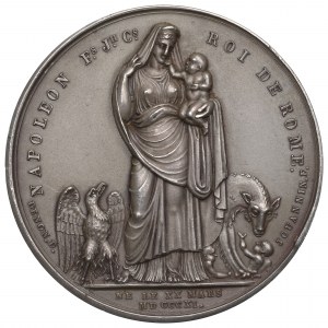 France, Medal Birth of the King of Italy 1811