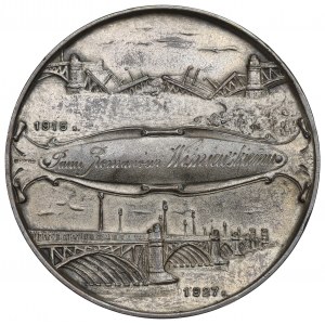II RP, Medaille für den Wiederaufbau der Poniatowski-Brücke 1927