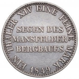 Germania, Prussia, Thaler 1849