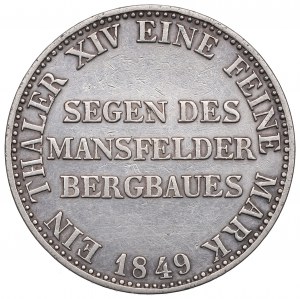 Germania, Prussia, Thaler 1849