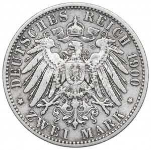 Germany, Oldenburg, 2 mark 1900