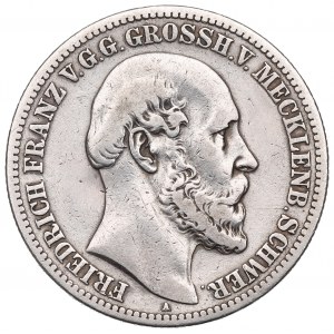 Germany, Mecklenburg-Schwerin, 2 mark 1876