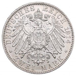Allemagne, Bavière, 2 marques 1914
