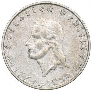 Germany, 2 mark 1934 Schiller