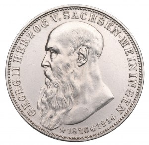 Nemecko, Sasko-Meiningen, 3 známky 1915