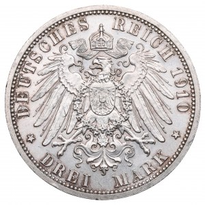 Germania, Sassonia, 3 marchi 1910