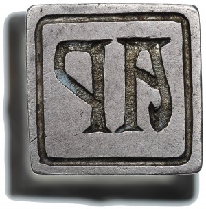 Germany, Stamp piston with initials AP - silver