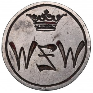 Deutschland, Stempelkolben mit Initialen WZW - Silber