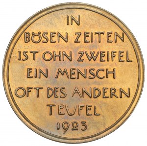 Allemagne, médaille de l'inflation 1923