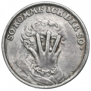 Germany, Hamburg, 2 satiric ducats in silver ~1800 ad