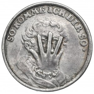 Germany, Hamburg, 2 satiric ducats in silver ~1800 ad