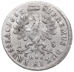 Prusse ducale, Frédéric-Guillaume, Ort 1685 HS, Königsberg