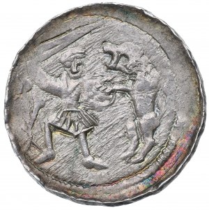 Vladislaus II, Denarius, Cracow