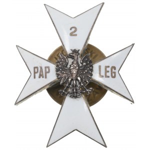 II RP, distintivo da ufficiale del 2° reggimento di artiglieria da campagna delle Legioni, Kielce - Lipczyński Varsavia