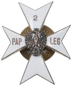 II RP, důstojnický odznak 2. polního dělostřeleckého pluku legií, Kielce - Lipczyński Varšava