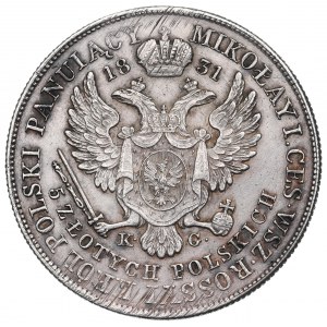 Regno di Polonia, Nicola I, 5 zloty 1831 KG Varsavia
