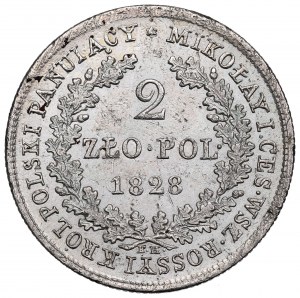 Poland under Russia, Nicholas I, 2 zloty 1828