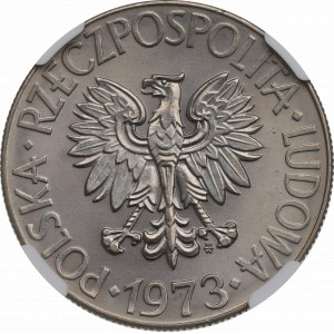 Peoples Republic of Poland, 10 zloty 1973 Kosciuszko - NGC MS63