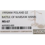 III RP, 2 złote 1995 Bitwa Warszawska - NGC MS67