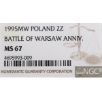 III RP, 2 zloty 1995 Bitwa Warszawska - NGC MS67