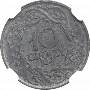 GG, 10 grošov 1923 - NGC MS63